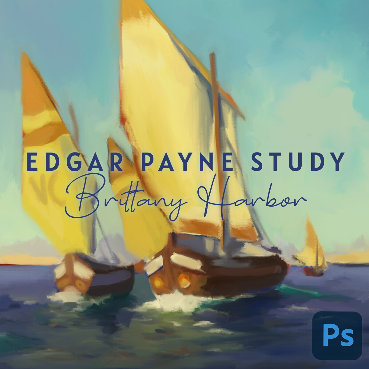 ArtStation "Brittany Harbor" Master Study