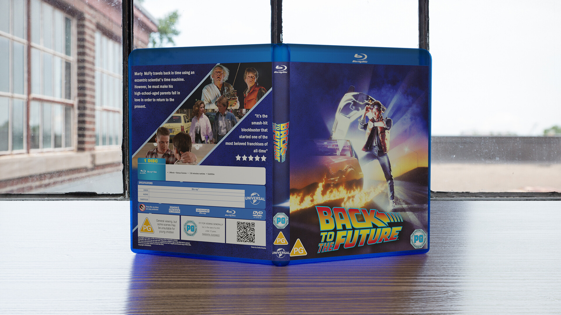 Back to the Future Custom Blu-ray Cover - ArtStation