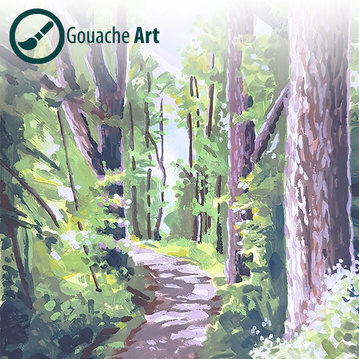 A gouache painting from a Ghibli movie : r/Gouache