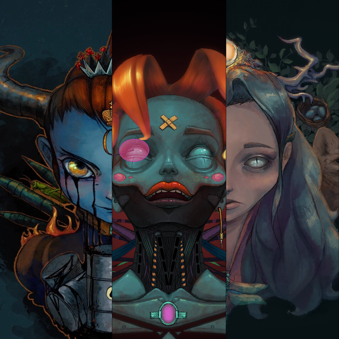 ArtStation Three sisters