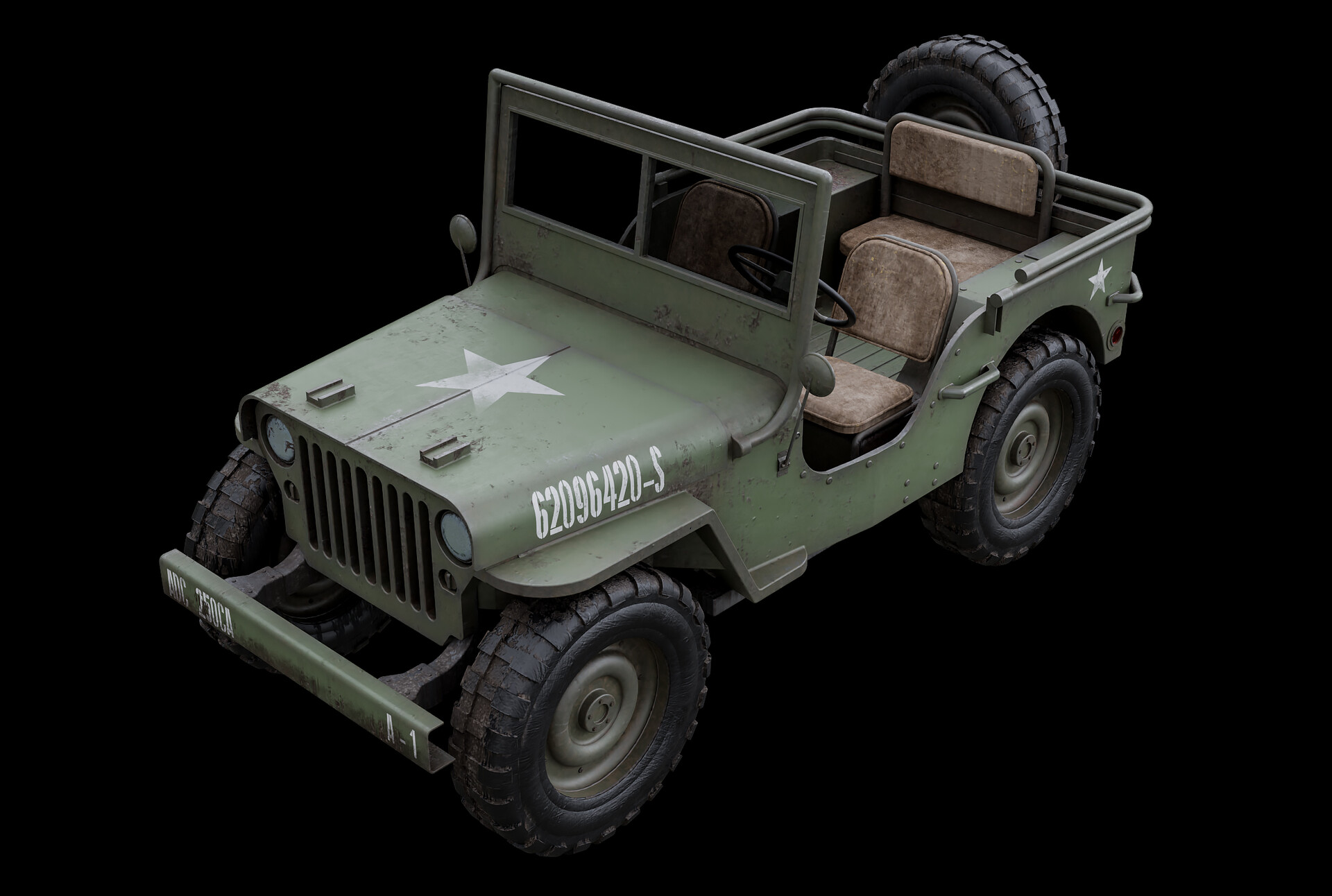 ArtStation - 1942 Willy's Jeep