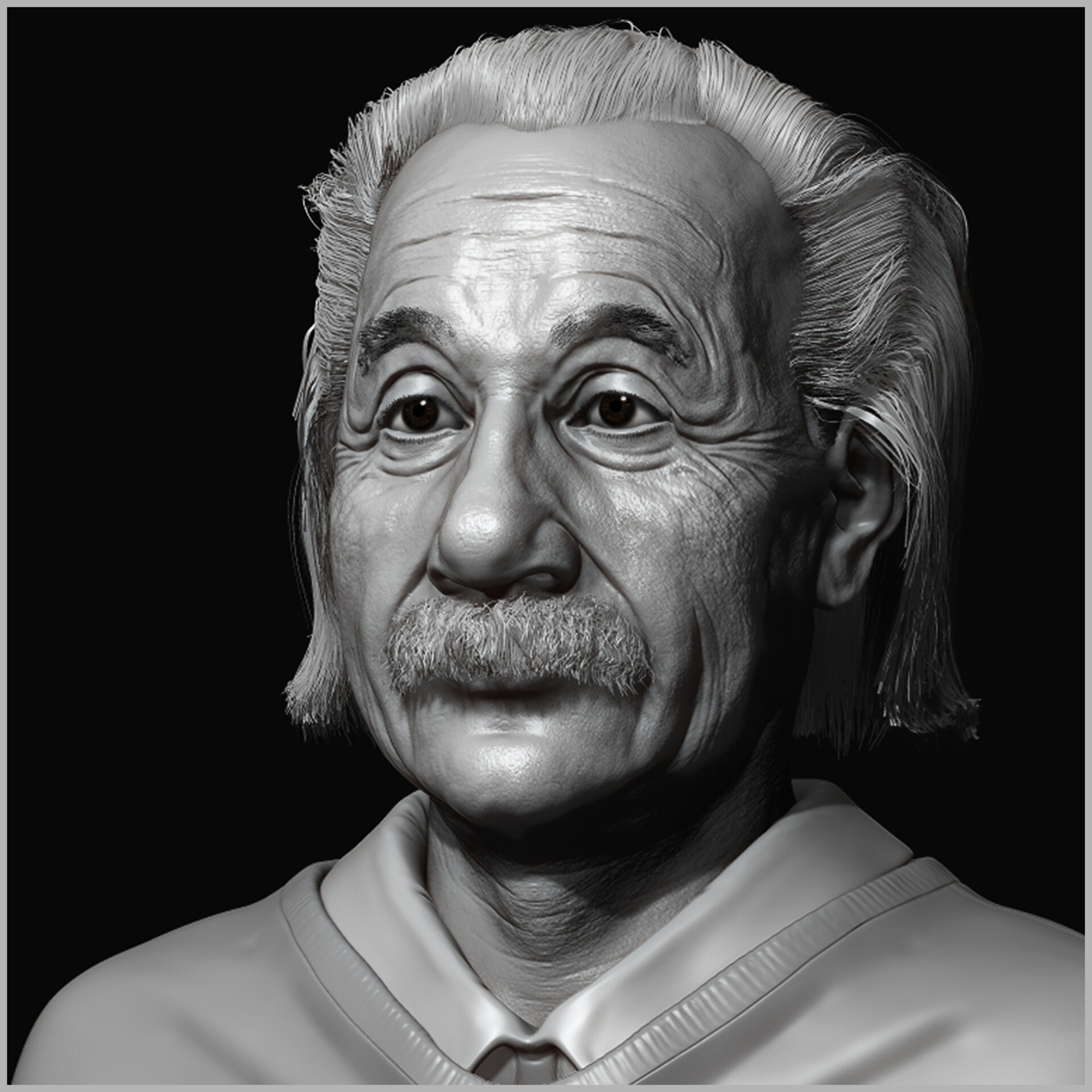 ArtStation - Albert Einstein (Sculpt)