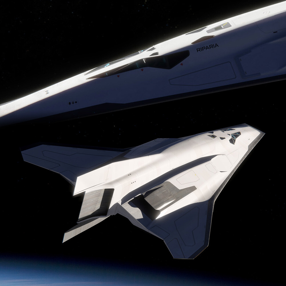 ArtStation - RIPARIA - Skyhook SSTO