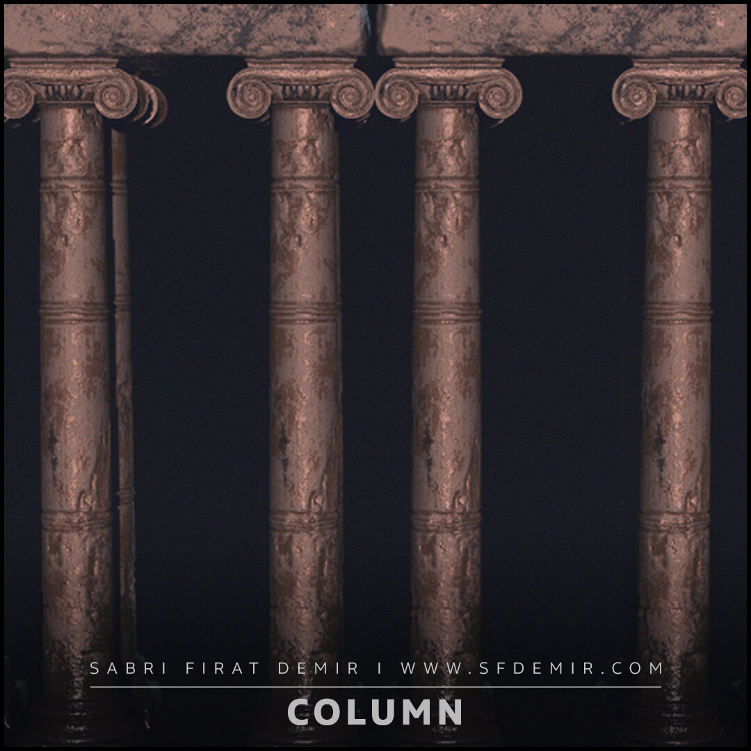 Antique Temple Column