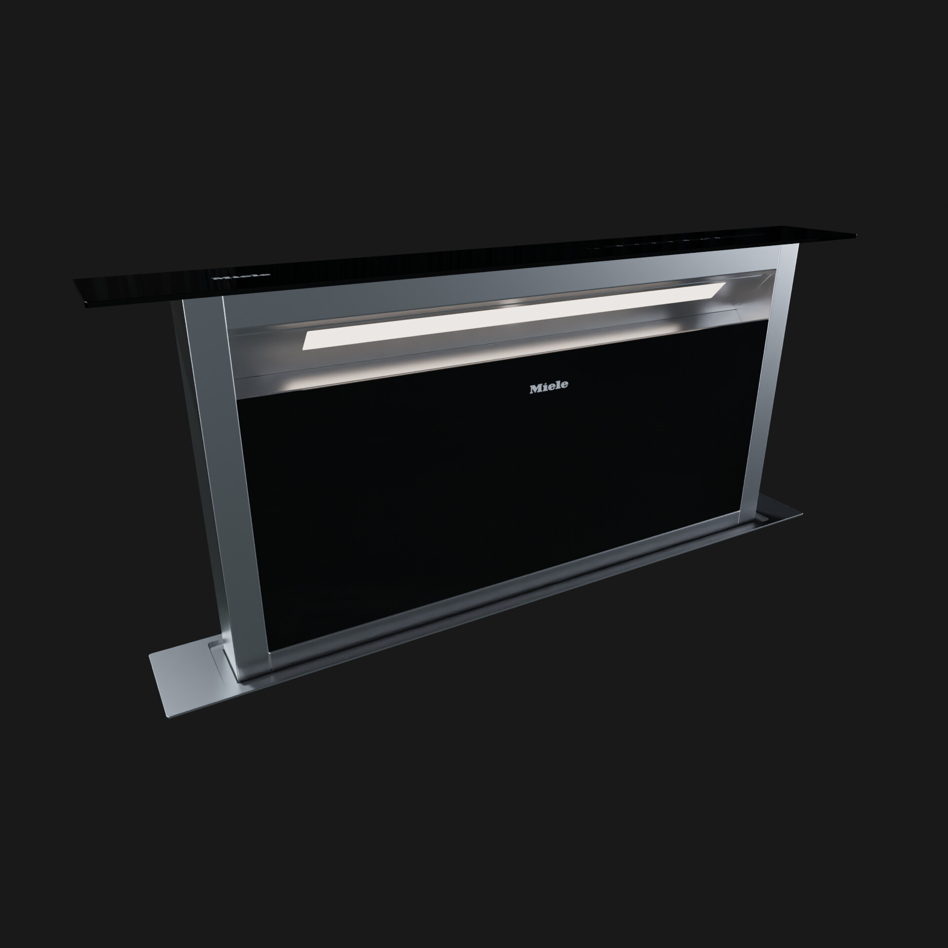 ArtStation Realistic 3D Miele downdraft extractor