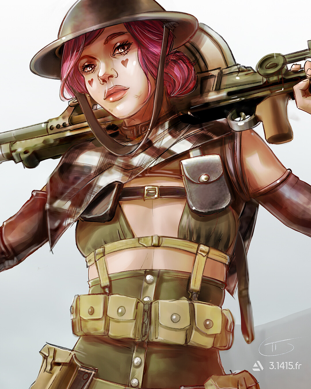 ArtStation - WUNDERLAND 1940 ♥ HEARTS ♥ Bren Rifleman