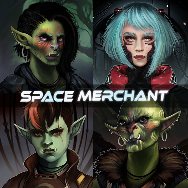 Sci-Fi Characters - Space Merchant