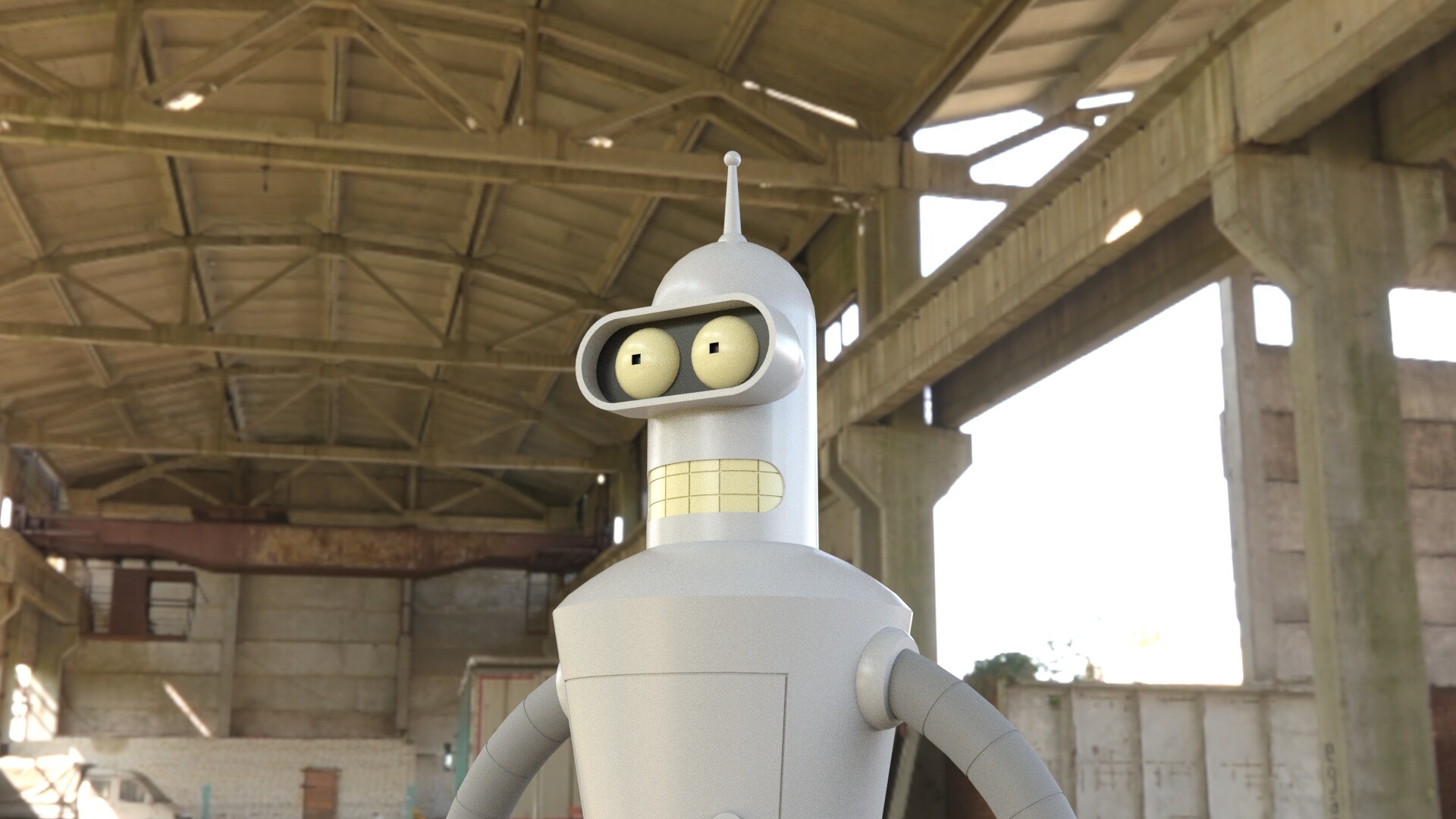 Artstation futurama bender