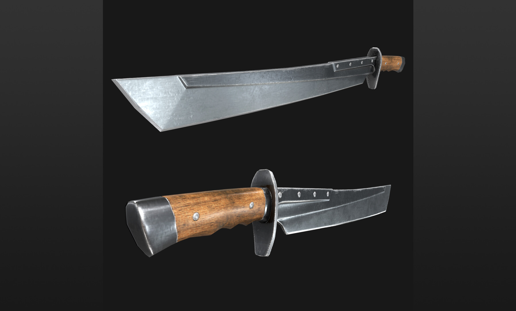 ArtStation Battle Cleaver Game Ready