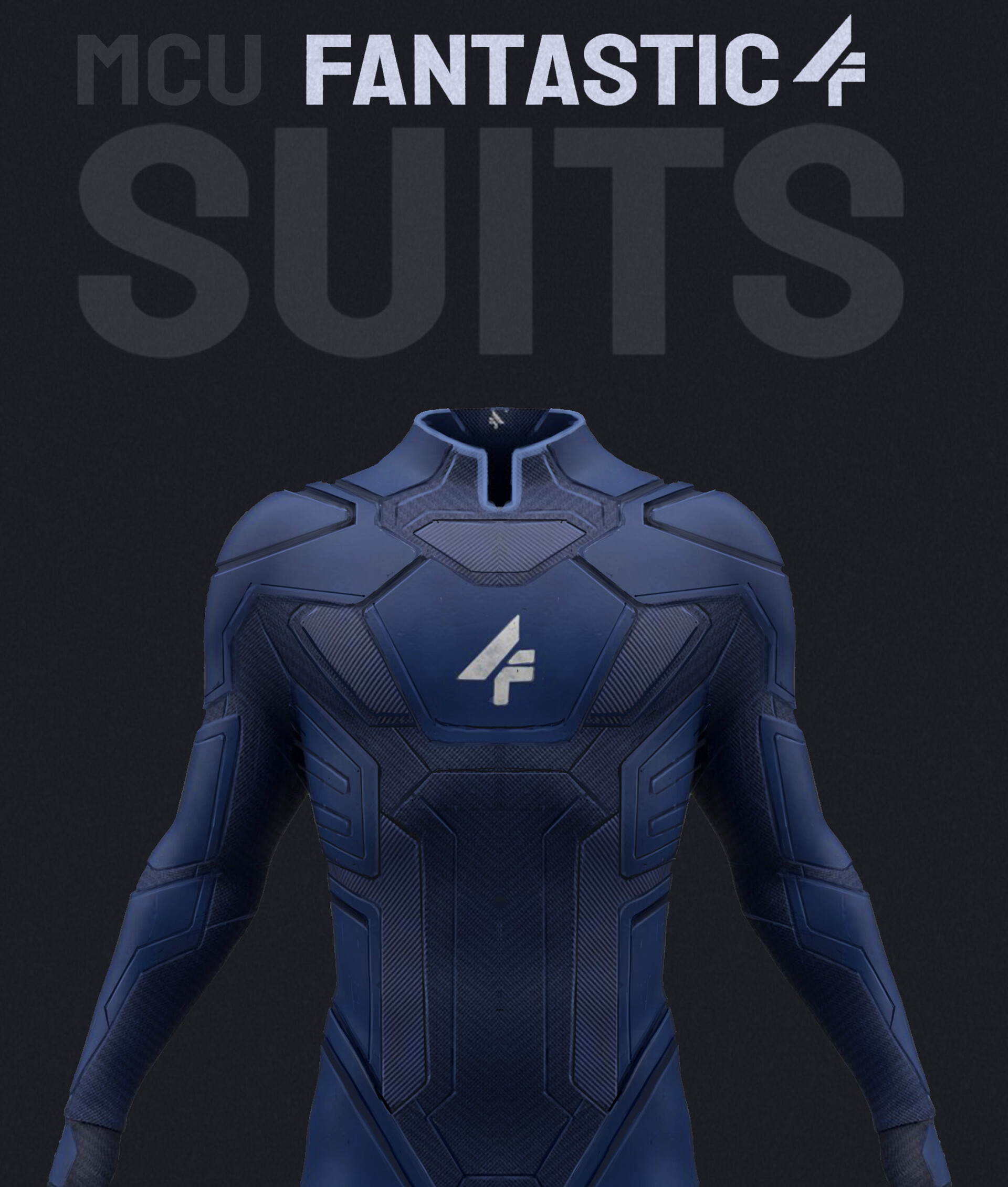 Artstation Fantastic 4 Suits Concept