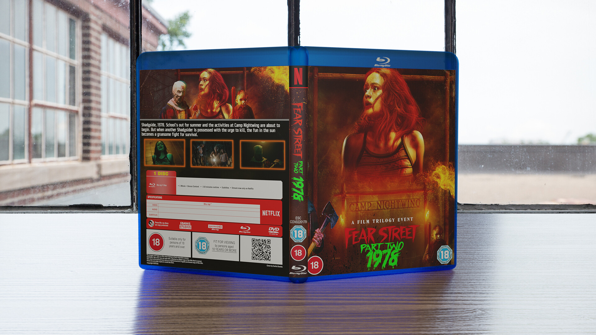 ArtStation - Fear Street Part Two: 1978 Custom Blu-ray Cover