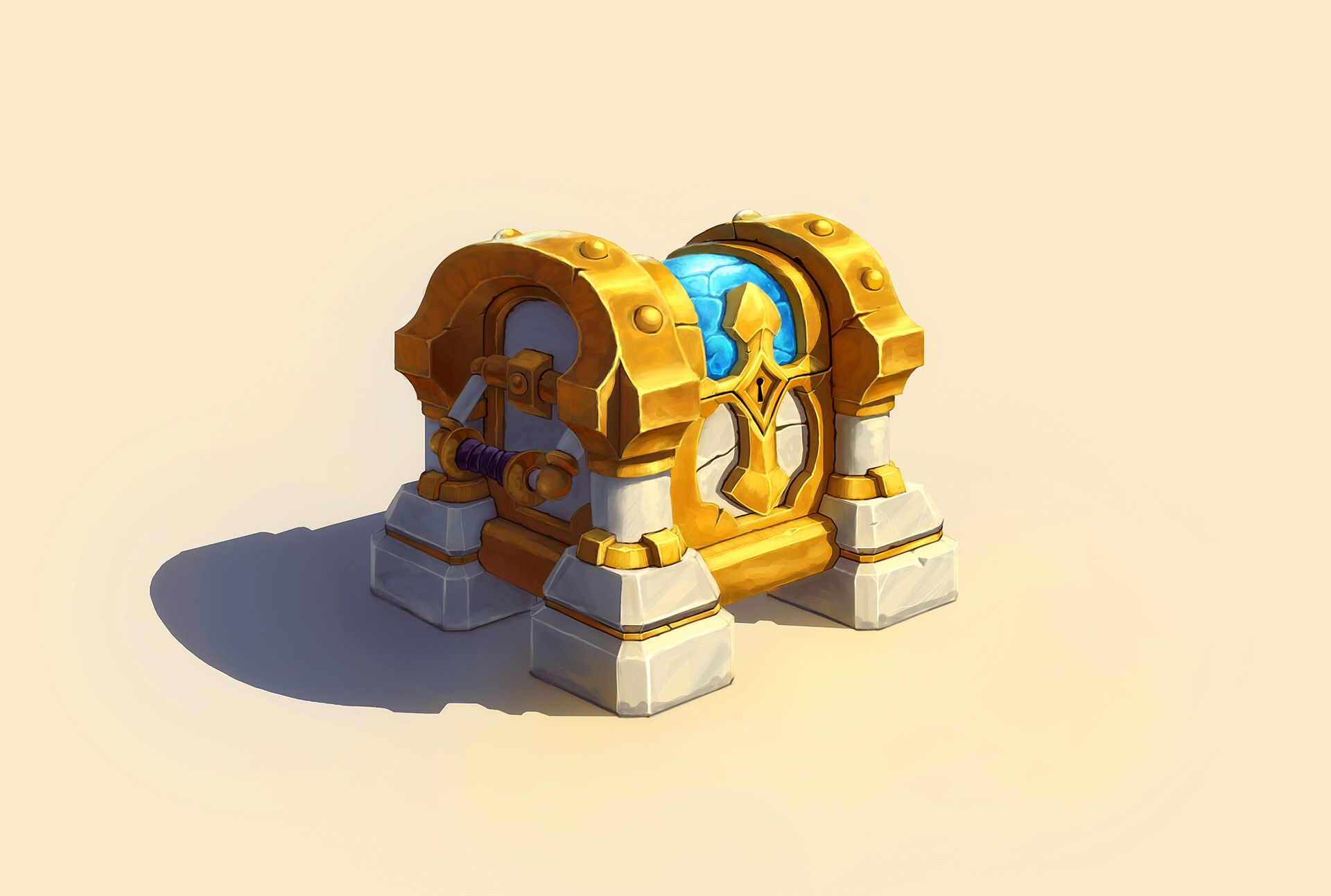 ArtStation Paladin Chest (+ Step by step)