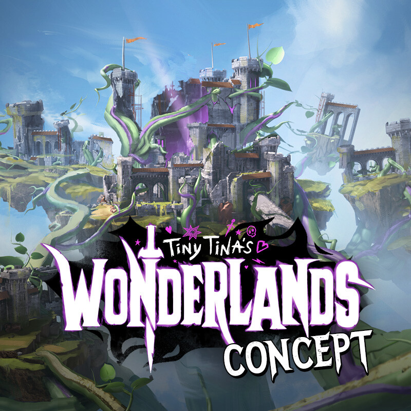 Tiny Tina's Wonderlands Concept - Tangledrift Castle