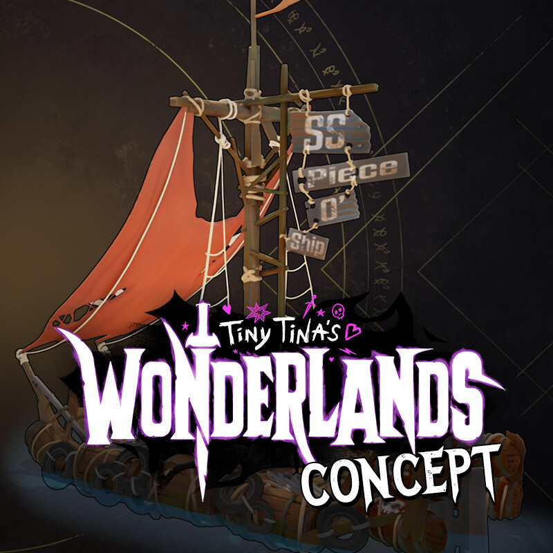 Tiny Tina's Wonderlands Concept - S.S. Piece O' Ship