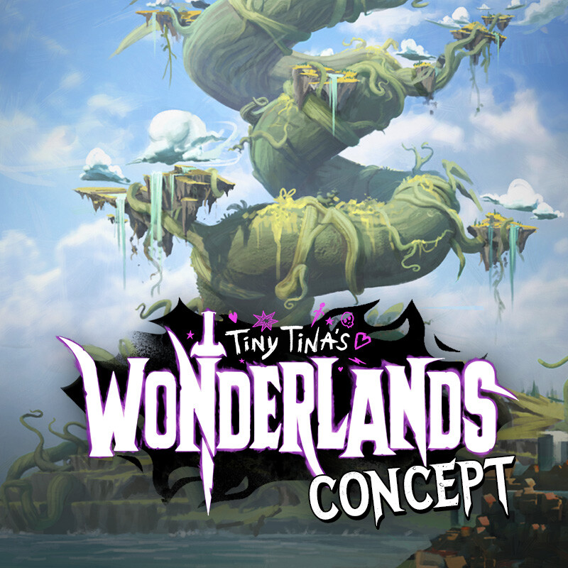 Tiny Tina's Wonderlands Concept - Tangledrift Skybox