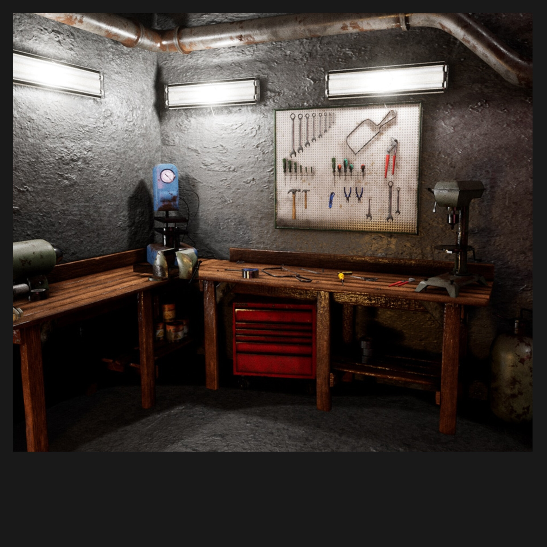 ArtStation - Workbench Props / 40 Assets
