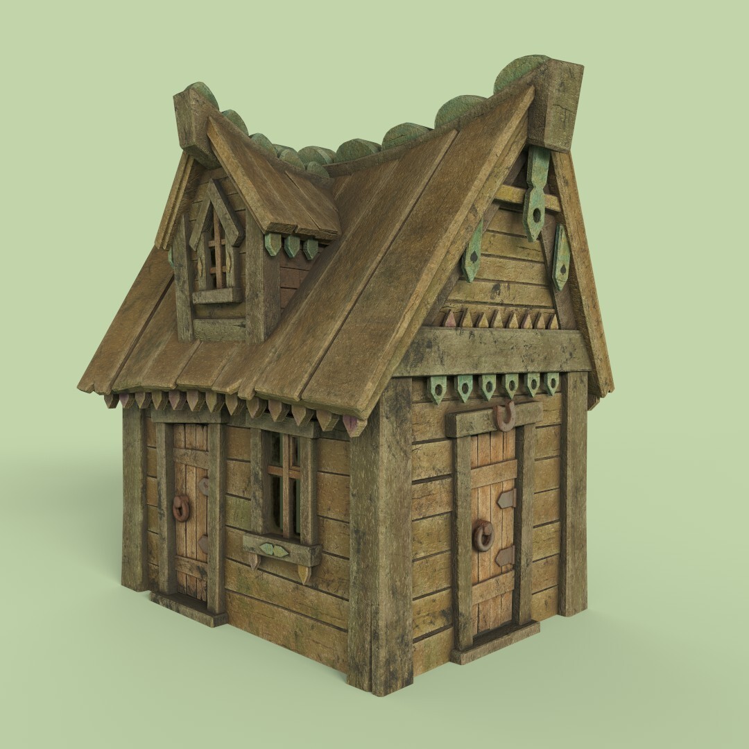 ArtStation - Stylized Fairytale House