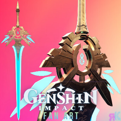 ArtStation - Genshin Impact | Sword (Fan Art)