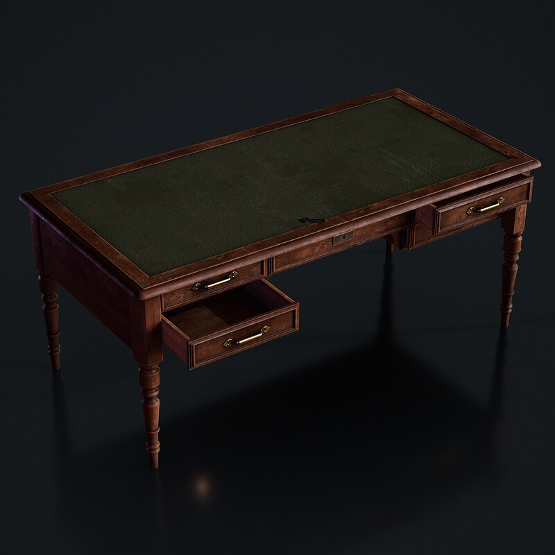 Old Desk - (Horror Bedroom)