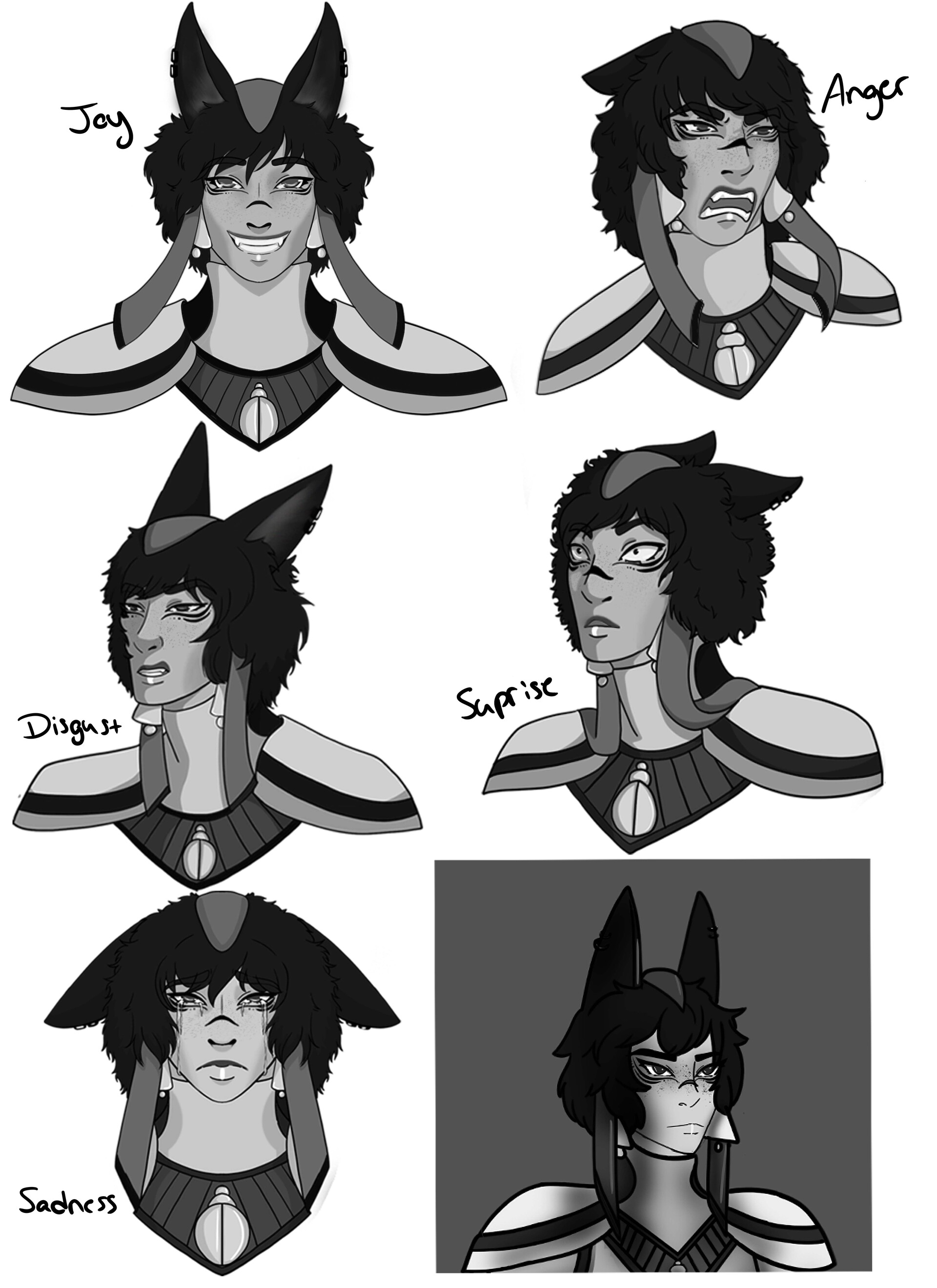 ArtStation - Caracter Concept art / Creative process and Final Render