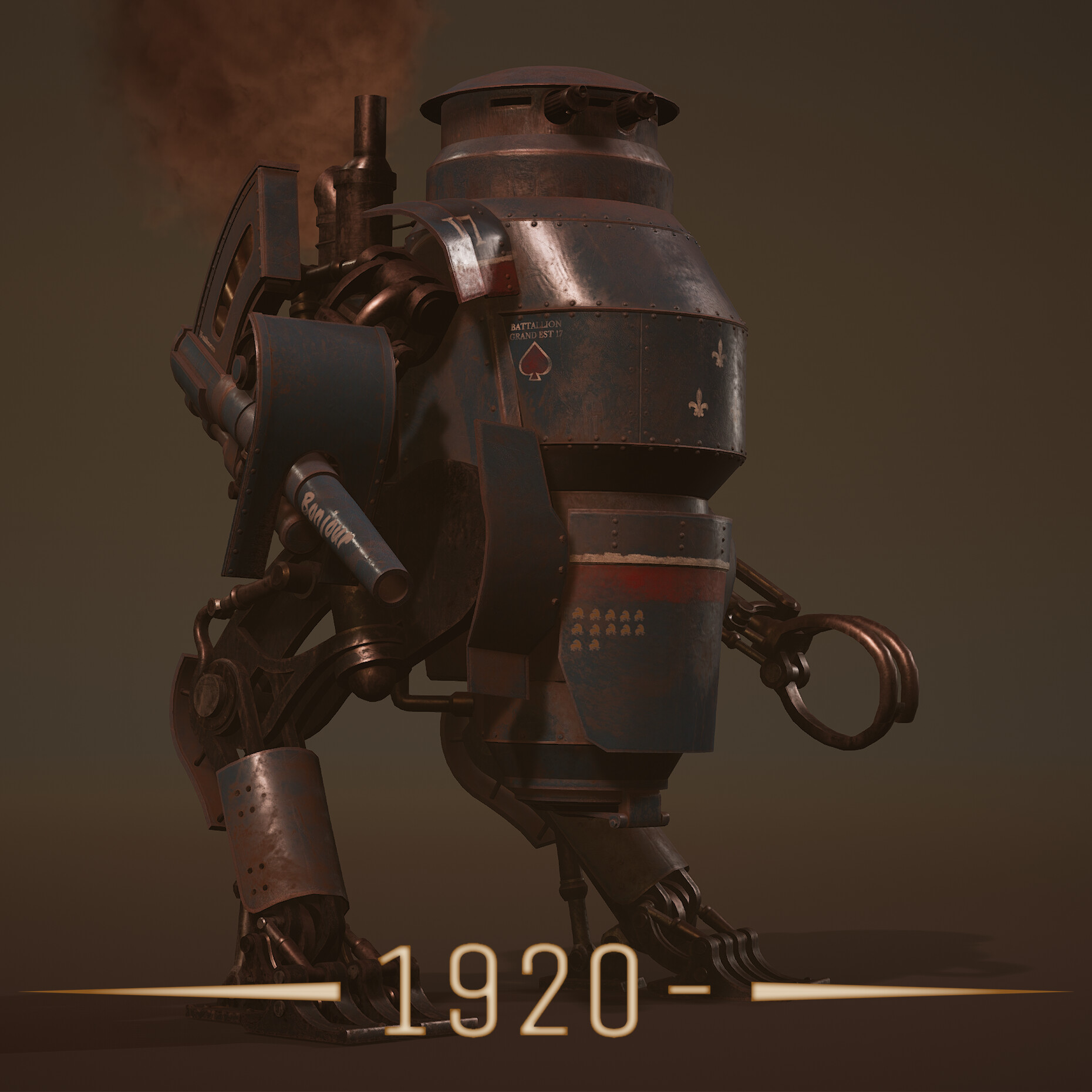 ArtStation 1920 Frankish Mech