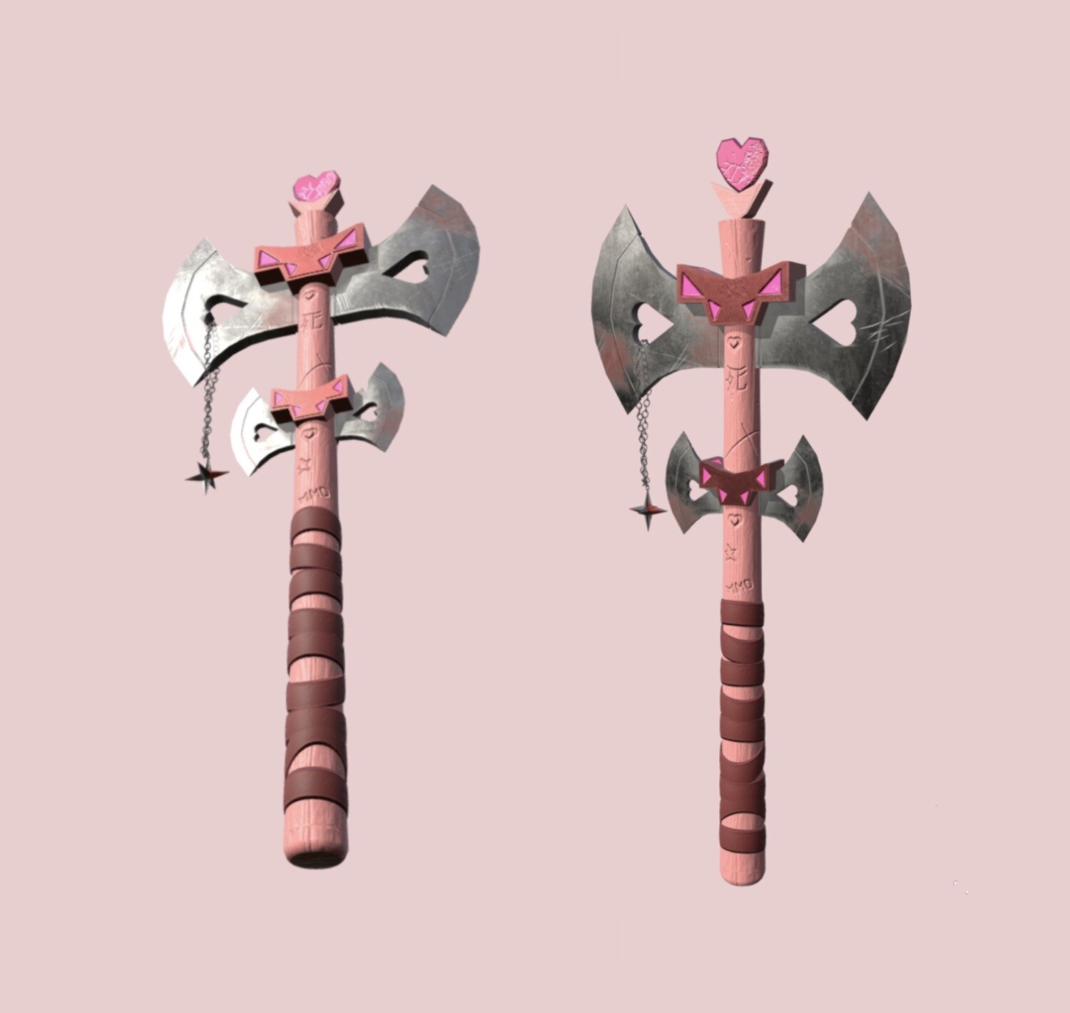 ArtStation Axe of hearts