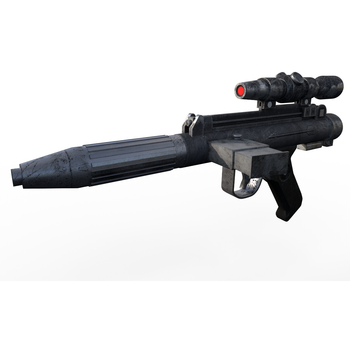 ArtStation - DH-17 blaster pistol - Roblox Commission