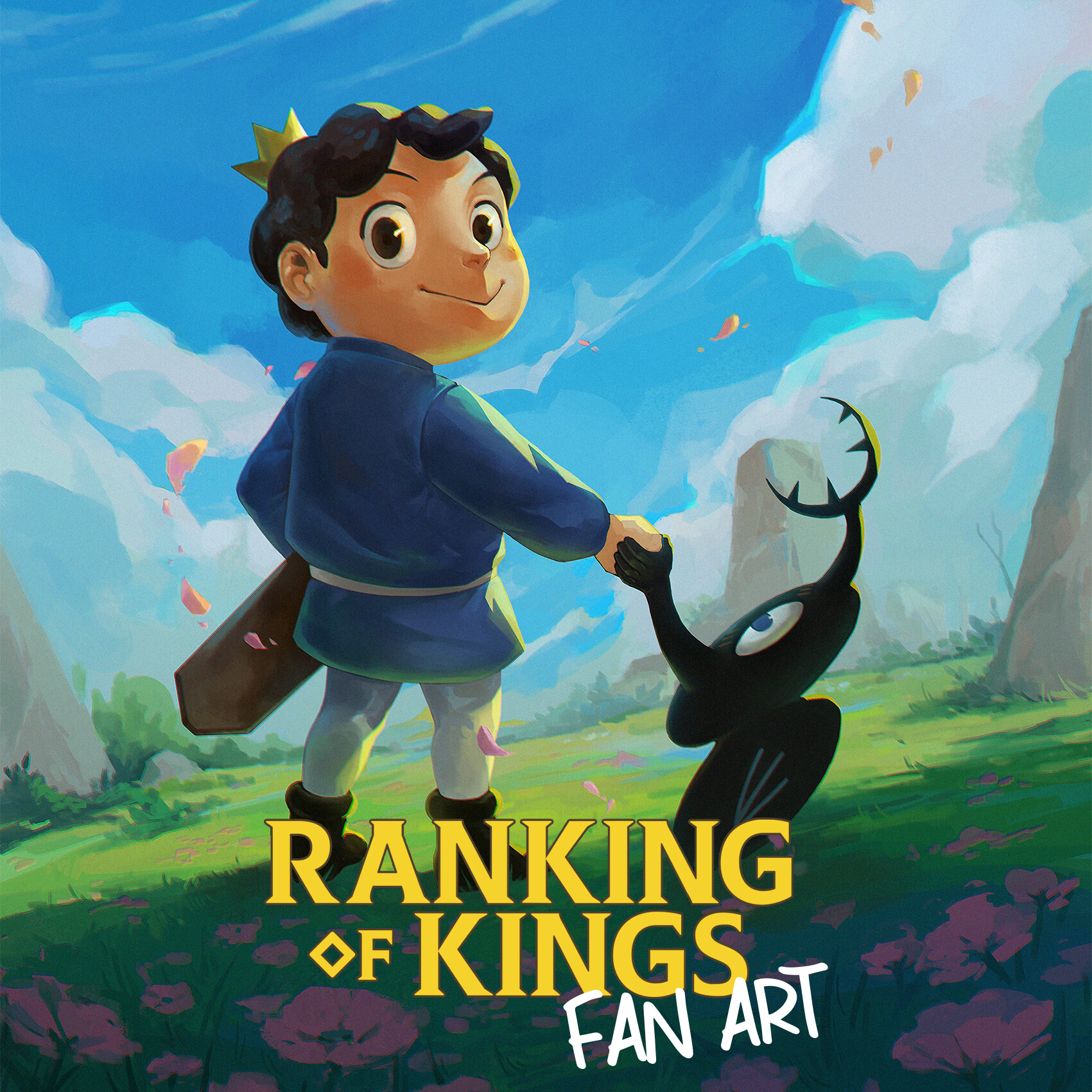 ArtStation - Bojji and Kage - Ranking of Kings - Ousama Ranking