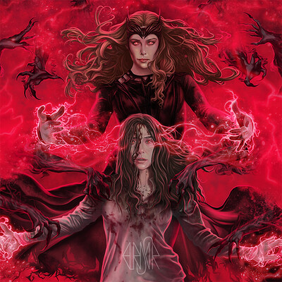 ArtStation - Scarlet Witch, Harbinger of Chaos