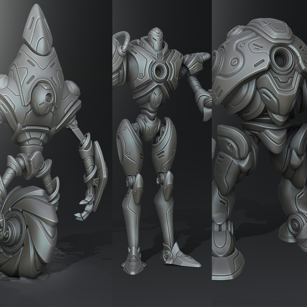 ArtStation - Robots - 3D Print Works #4