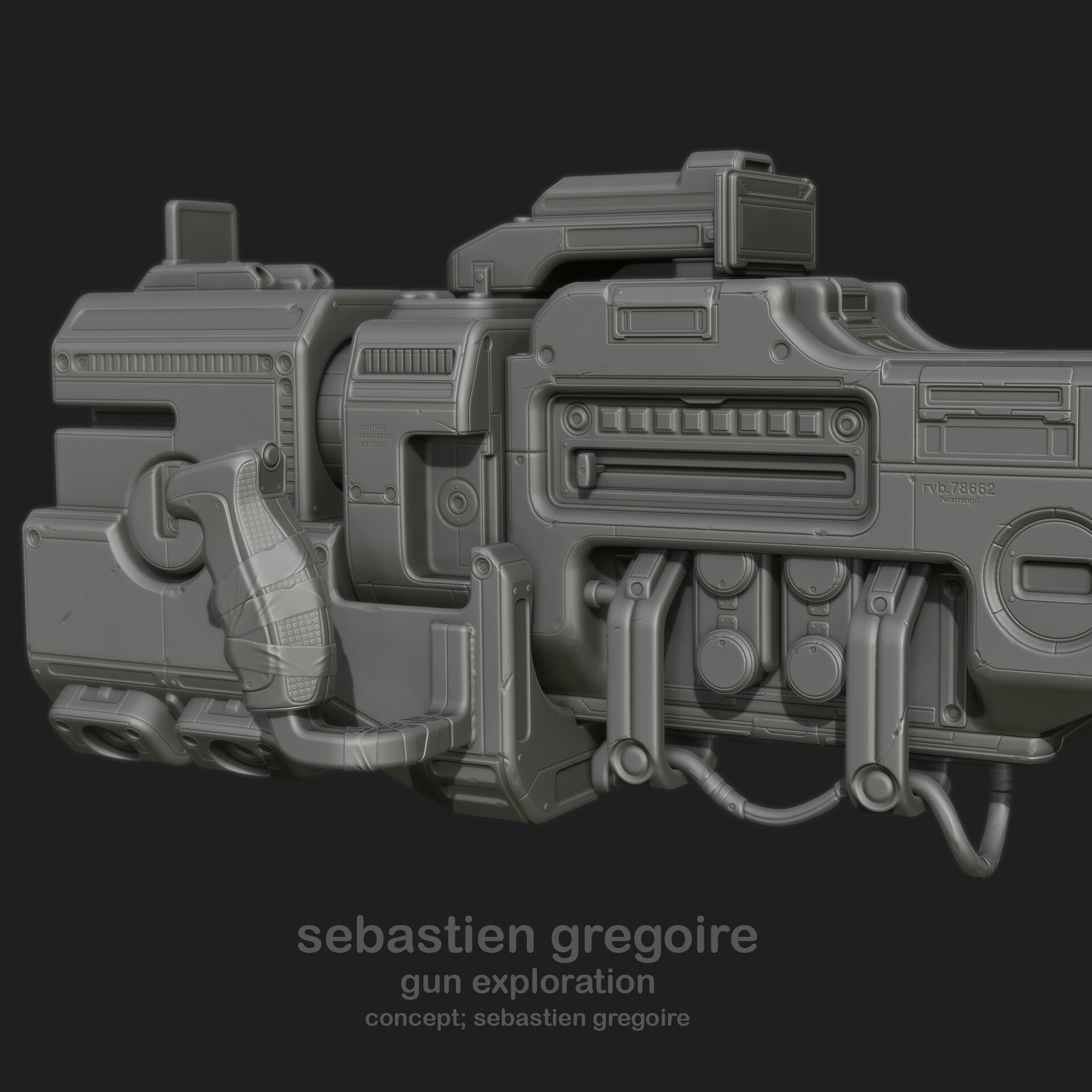 ArtStation - Weapon concept exploration