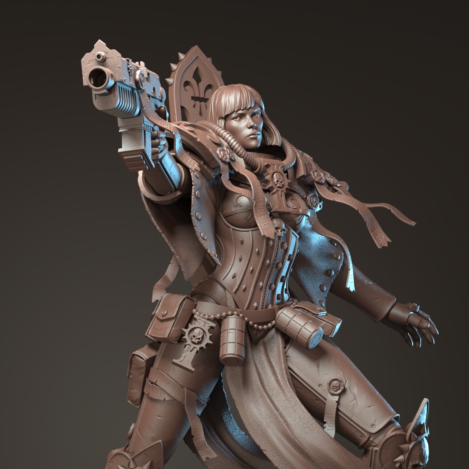 ArtStation - Sista - Warhammer40K collectible statue 1/6