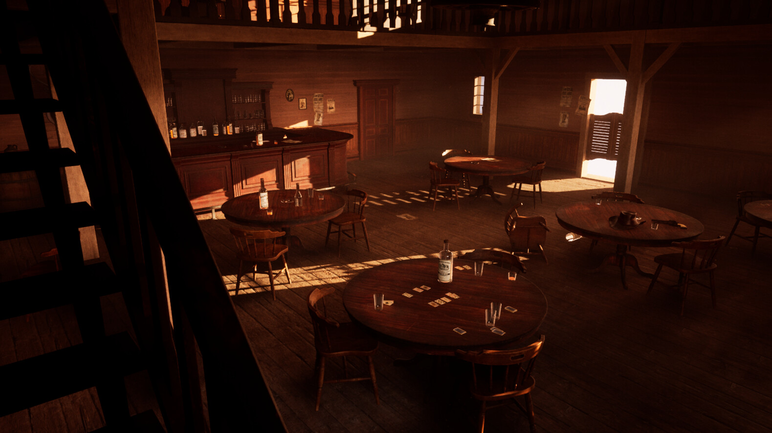 ArtStation - Western Saloon