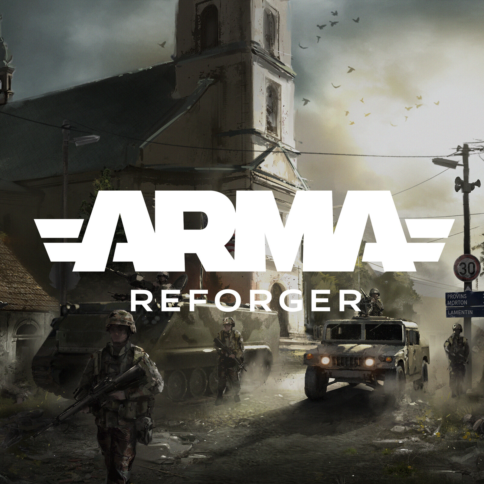 ARMA REFORGER - campaign scene - village