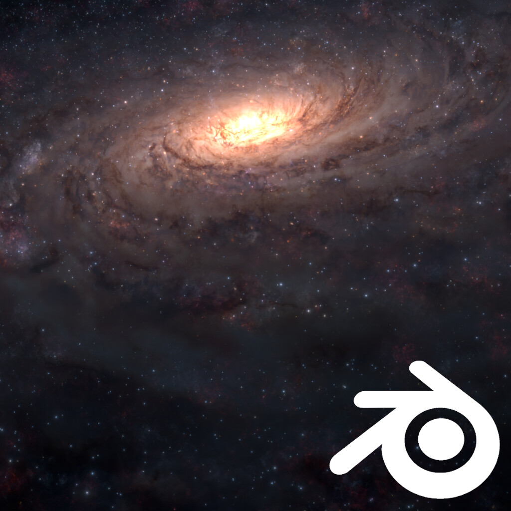 ArtStation Blender Galaxy Prototype