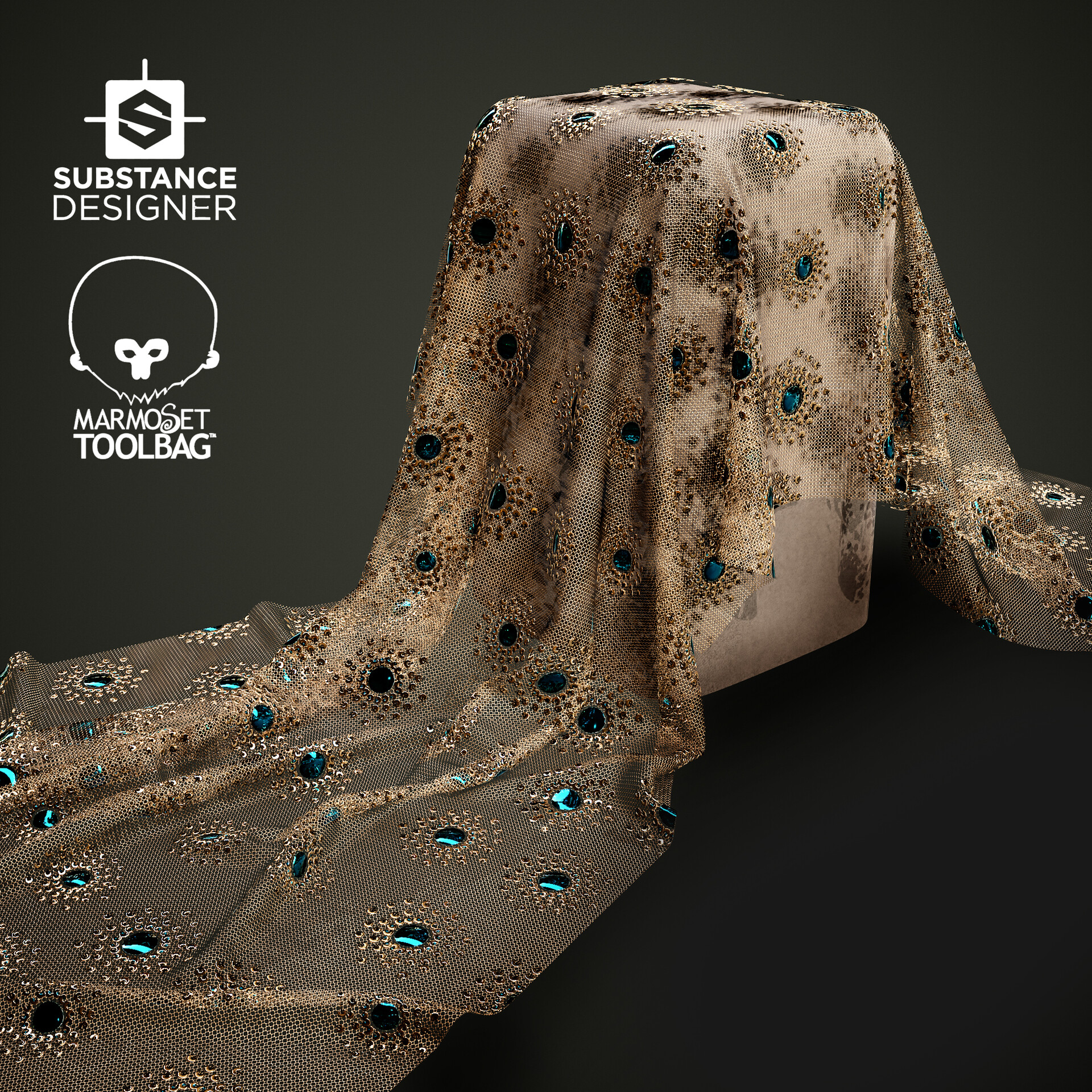 ArtStation Crystal fabric