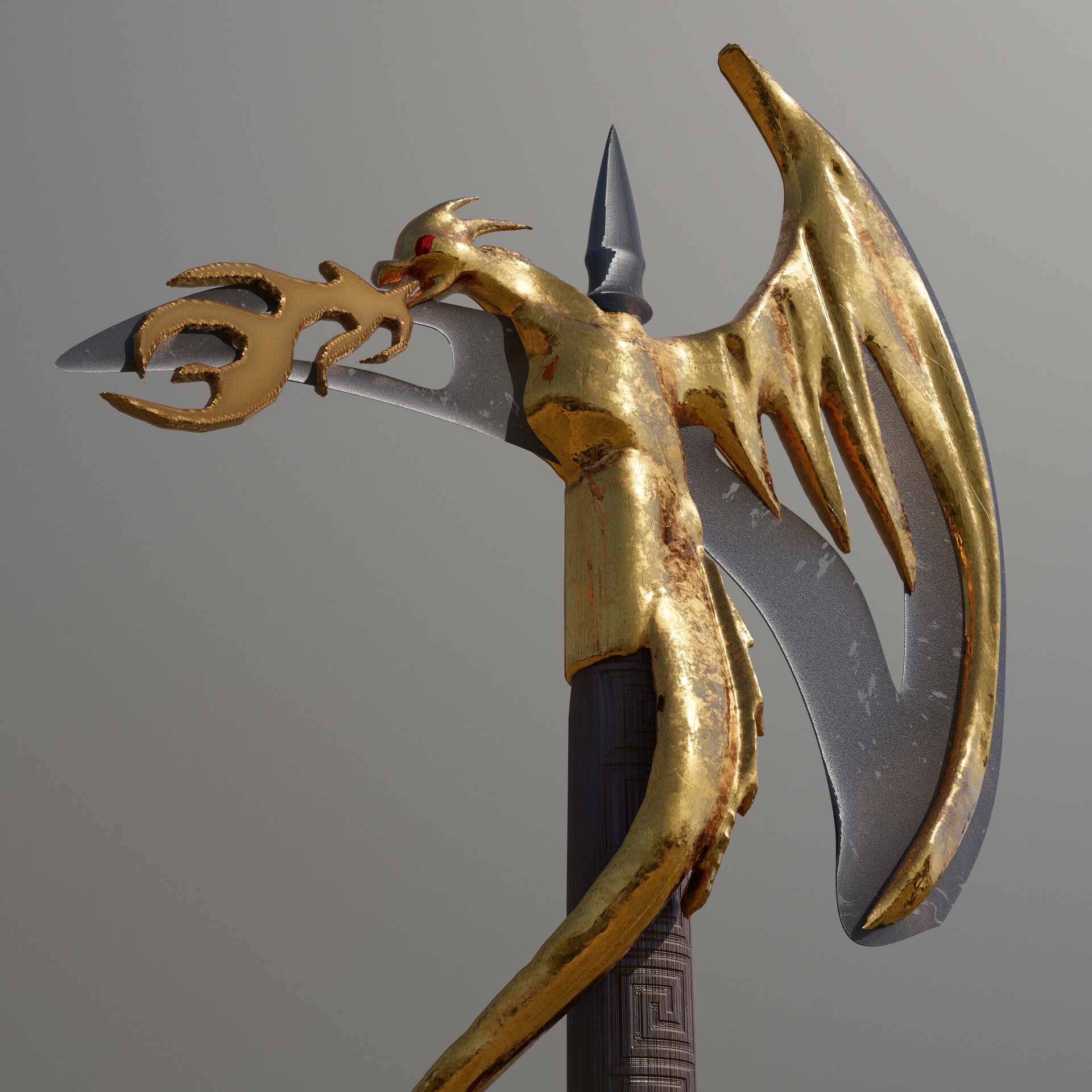 ArtStation - Dragon axe