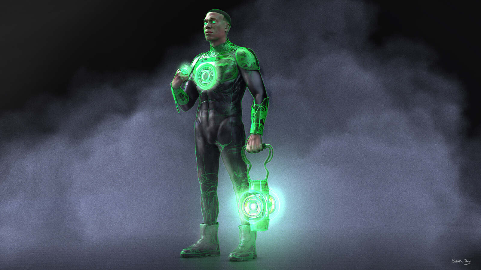 ArtStation - Green Lantern - John Stewart - Tyrese Gibson