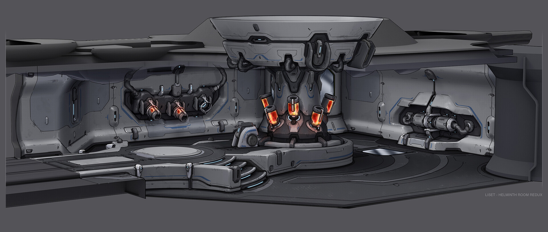 ArtStation Warframe Helminth Room