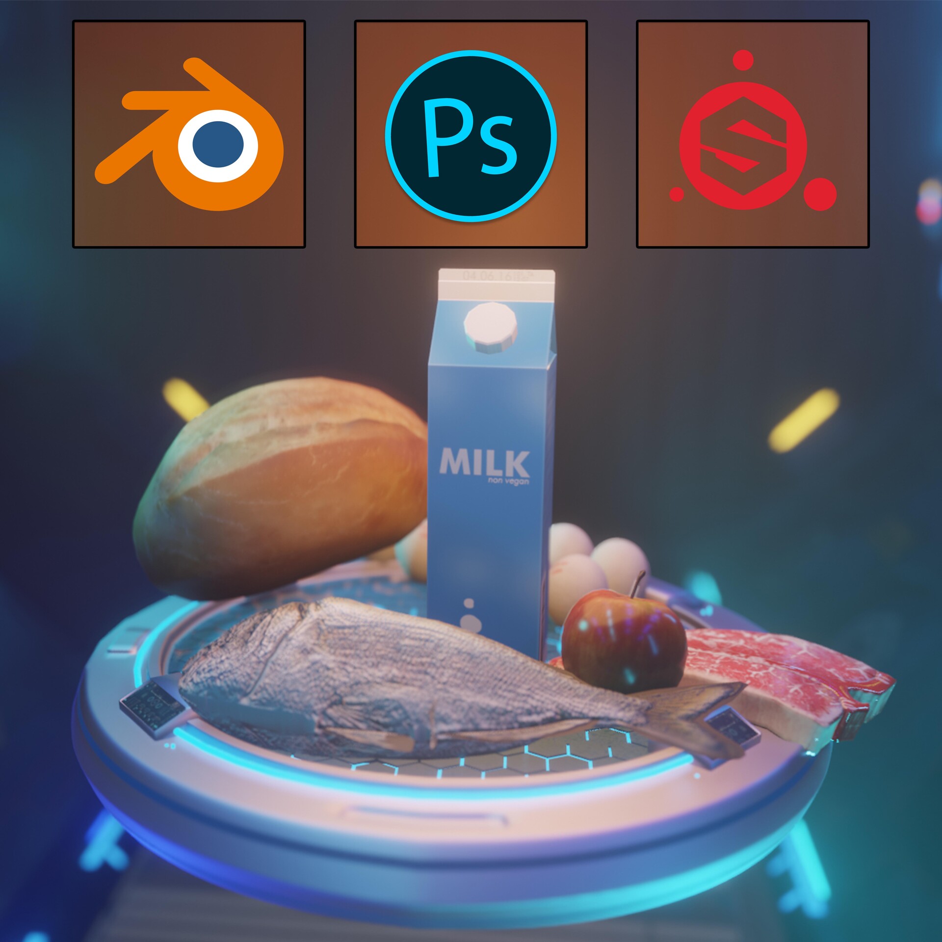 ArtStation - Food ... (Animation)