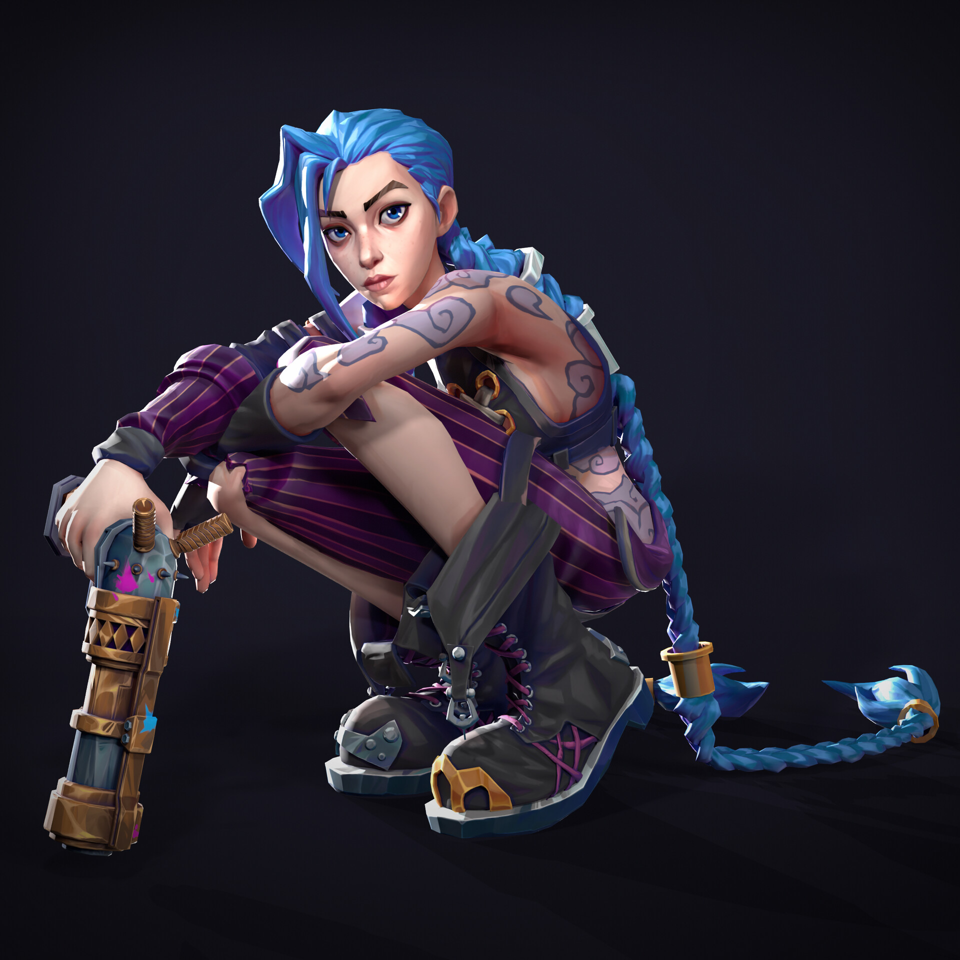 ArtStation - Jinx - Arcane League of Legends