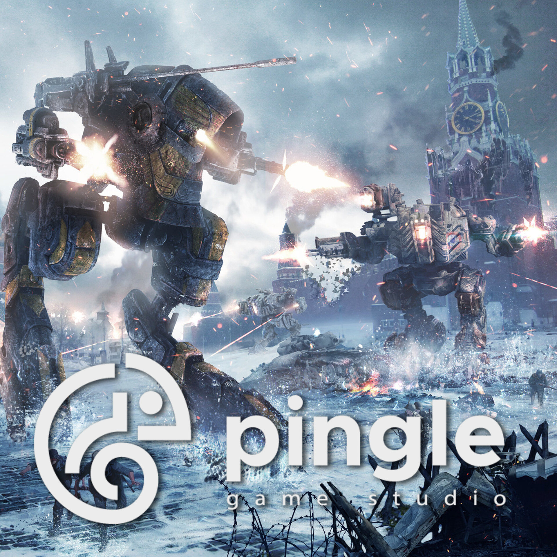ArtStation - Here Comes the Robots! Here Comes the Robots!, Pingle Studio