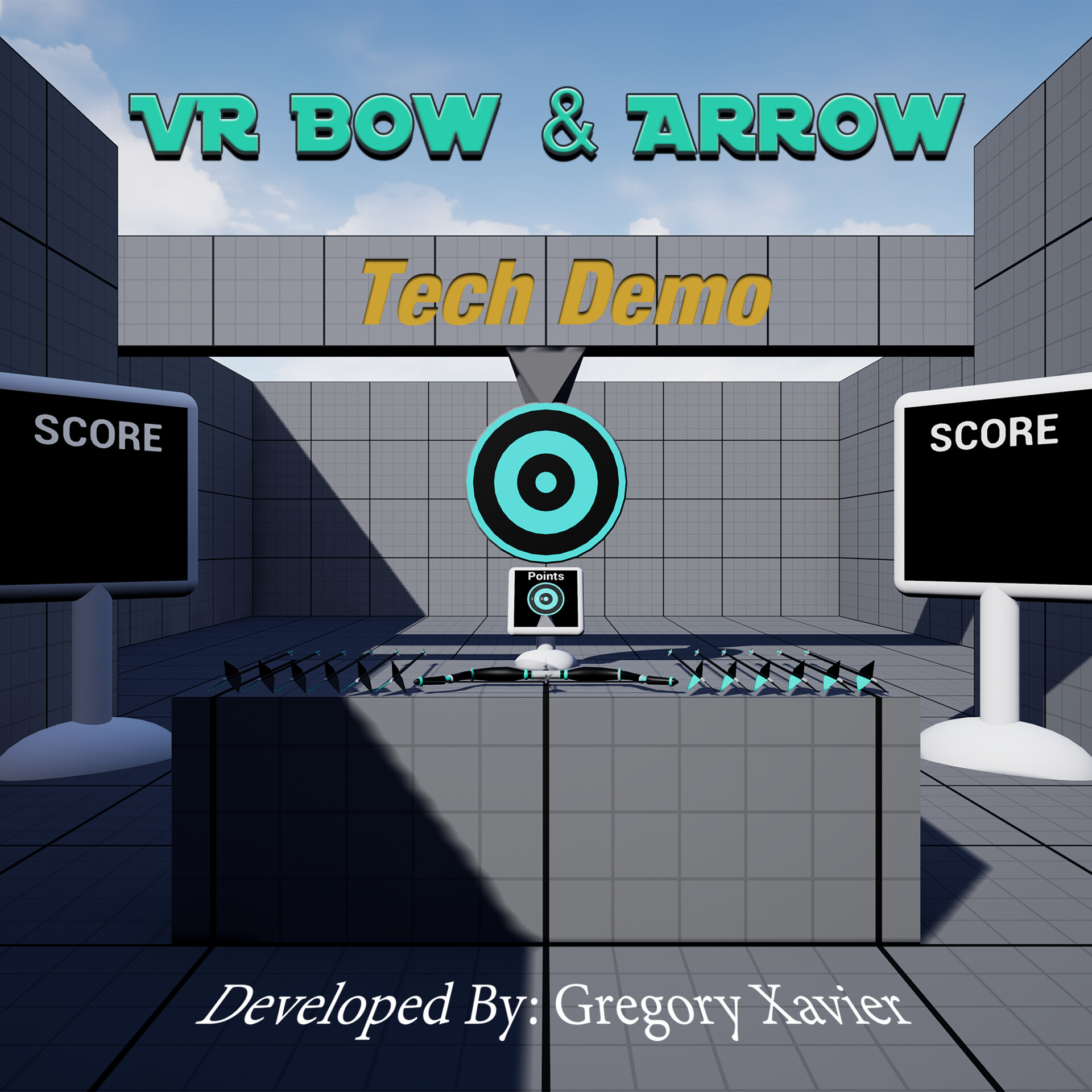 ArtStation VR Bow and Arrow Tech Demo