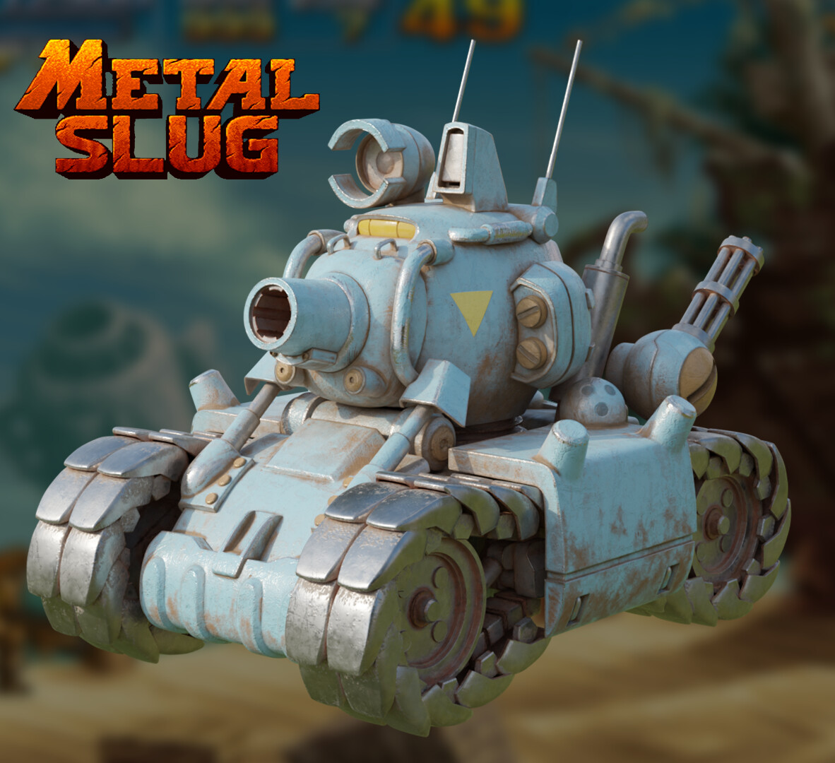 Artstation Metal Slug Tank