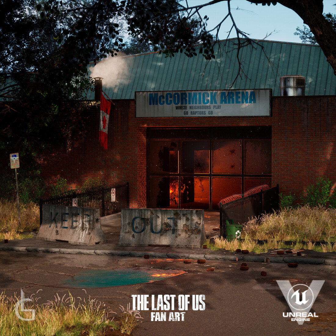 Burning Lair UE5 [The Last of Us Fan Art] 