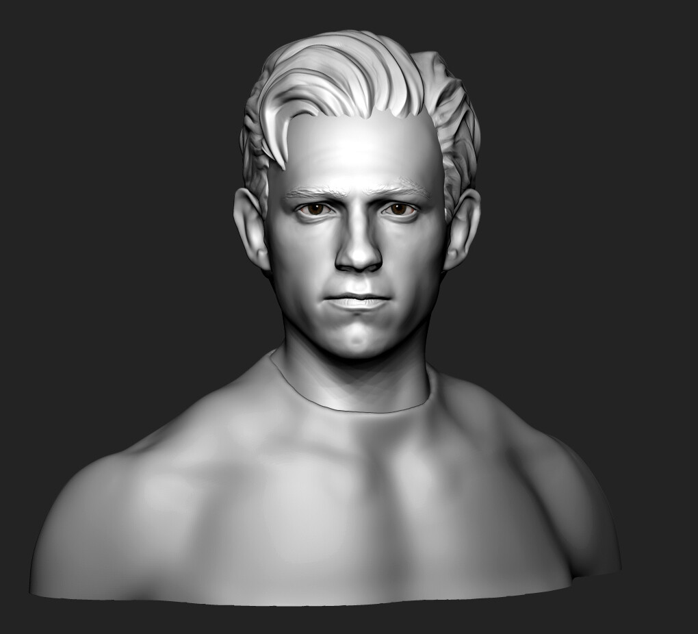 ArtStation - Tom Holland Bust