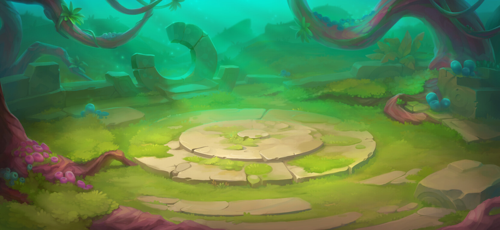 ArtStation - Fishdom Locations: Concepts and final render (2D ...