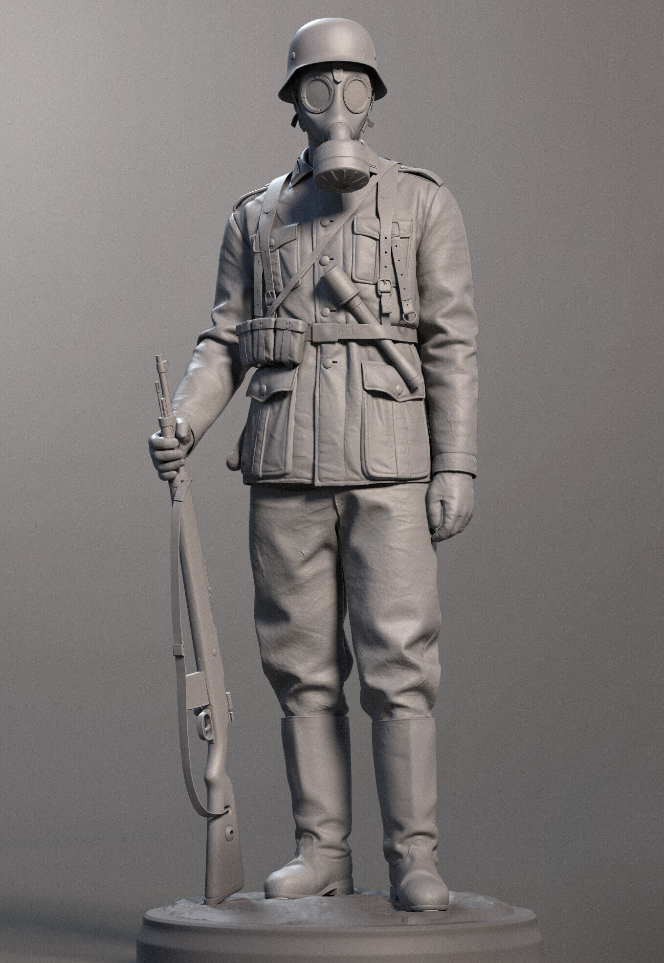 ArtStation - WWII soldier