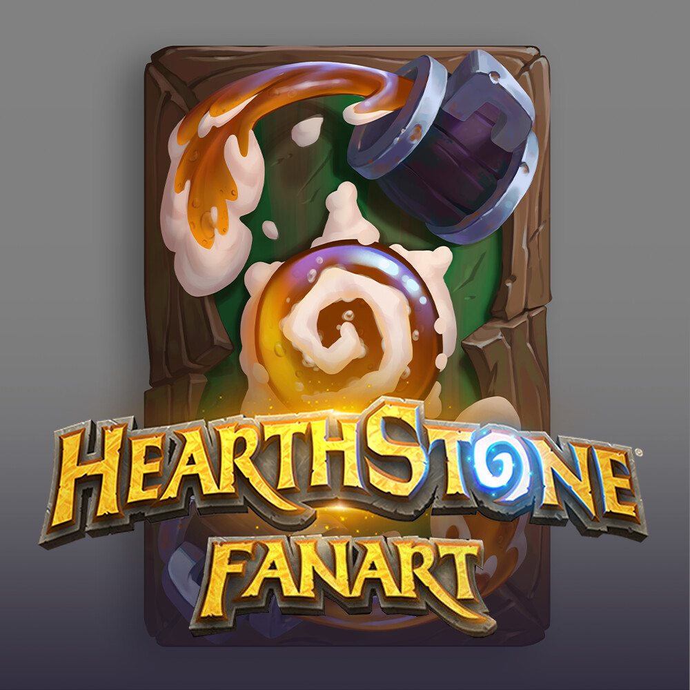 Artstation Hearthstone Fan Art Card Back