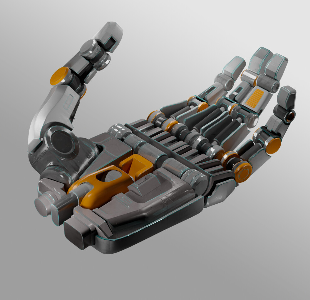 Artstation Basic Robot Hand